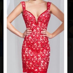 Tony Bowls Short Red Dress